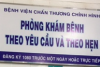 QUY TRÌNH KHÁM BỆNH YÊU CẦU VÀ THEO HẸN