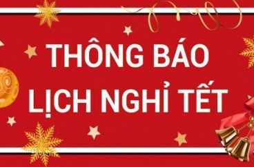 THÔNG BÁO NGHỈ TẾT NGUYÊN ĐÁN 2022
