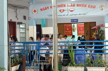 TẬP THỂ NHÂN VIÊN BV CTCH HIẾN MÁU NHÂN NGÀY 27/2/2020
