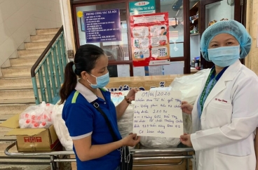 Mạnh Thường Quân tiếp sức và hổ trợ nhân viên y tế
