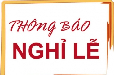 Thông báo nghỉ lễ Quốc Khánh 02/9 (Từ 01/9 - 04/9)