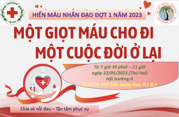 Hiến máu nhân đạo đợt I năm 2023