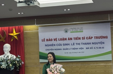 Chúc mừng Tân Tiến sĩ Lê Thị Thanh Nguyện
