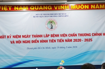 BỆNH VIỆN CHẤN THƯƠNG CHỈNH HÌNH TỔ CHỨC HỌP MẶT KỶ NIỆM 41 NĂM THÀNH LẬP VÀ TUYÊN DƯƠNG ĐIỂN HÌNH TIÊN TIẾN GIAI ĐOẠN 2020 – 2025