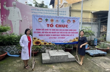 BỆNH VIỆN CHẤN THƯƠNG CHỈNH HÌNH TỔ CHỨC KHÁM BỆNH NHÂN ĐẠO NHÂN KỶ NIỆM 76 NĂM NGÀY THƯƠNG BINH LIỆT SĨ (27/7/1947 – 27/7/2023)