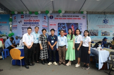 BỆNH VIỆN CHẤN THƯƠNG CHỈNH HÌNH THAM GIA “NGÀY HỘI VIỆC LÀM NGÀNH Y TẾ NĂM 2026”