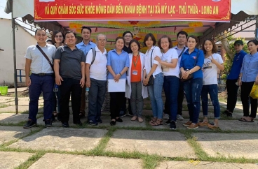 Khám và phát thuốc cho người dân có hoàn cảnh khó khăn tại xã Mỹ Lạc huyện Thủ Thừa tỉnh Long An ngày 26/10/2019