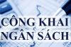 CÔNG KHAI NGÂN SÁCH