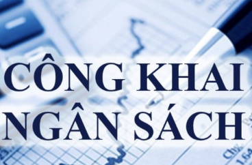 CÔNG KHAI NGÂN SÁCH