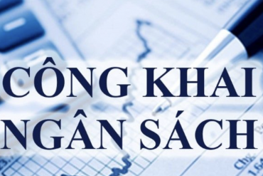 CÔNG KHAI DỰ TOÁN NGÂN SÁCH NĂM 2026