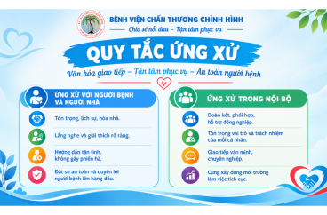 Bệnh viện Chấn thương Chỉnh hình tập huấn Quy tắc ứng xử năm 2026