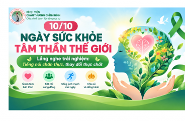 HƯỞNG ỨNG NGÀY SỨC KHỎE TÂM THẦN THẾ GIỚI 10/10/2026