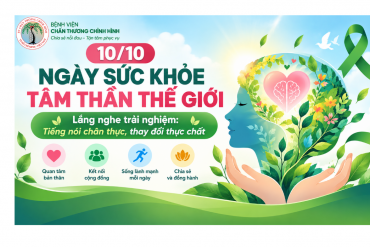 HƯỞNG ỨNG NGÀY SỨC KHỎE TÂM THẦN THẾ GIỚI 10/10/2026
