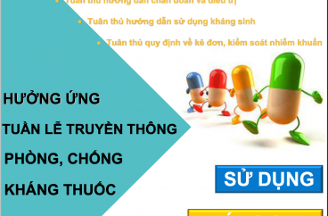 Hưởng ứng tuần lễ truyền thông phòng chống kháng thuốc