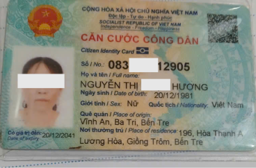 Thân nhân/bệnh nhân đánh rơi CCCD liên hệ BV để nhận lại