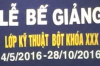 LỄ BẾ GIẢNG LỚP KỸ THUẬT BỘT KHOÁ XXX