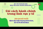 Bản tin nhà thuốc BV Chấn thương Chỉnh hình